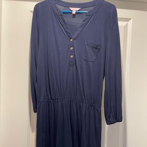 Lily Pulitzer long sleeve cinch dress